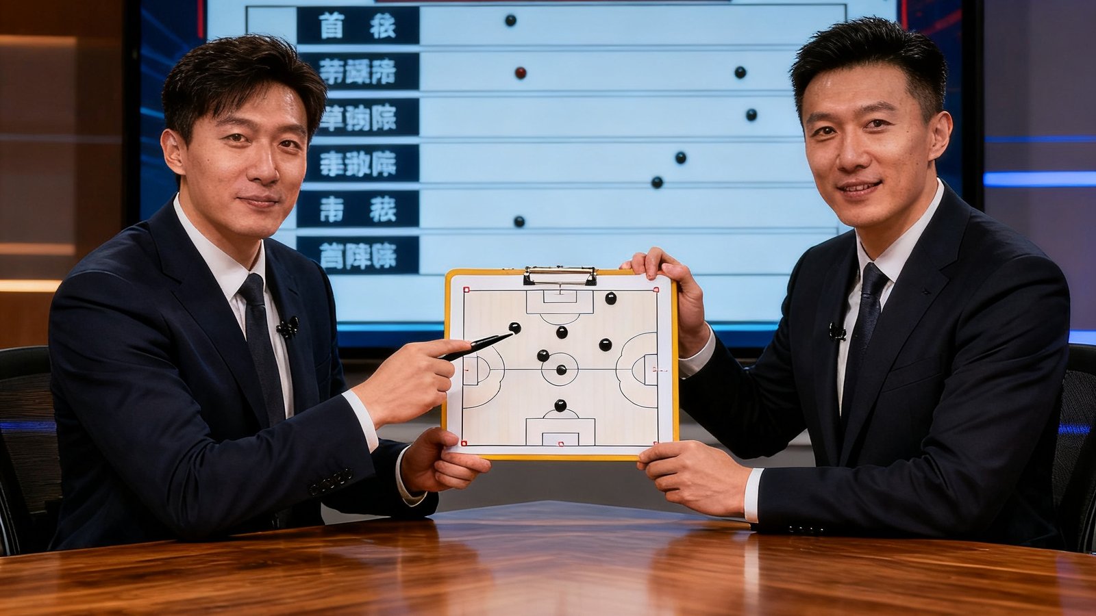 看球直播赛前演播室，专业嘉宾分析首发阵容和战术